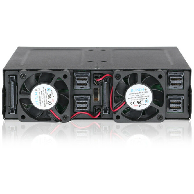 Icy Dock ToughArmor MB699VP-B Drive Enclosure for 5.25" - Mini-SAS HD Host Interface Internal - Black - Thumbnail 4
