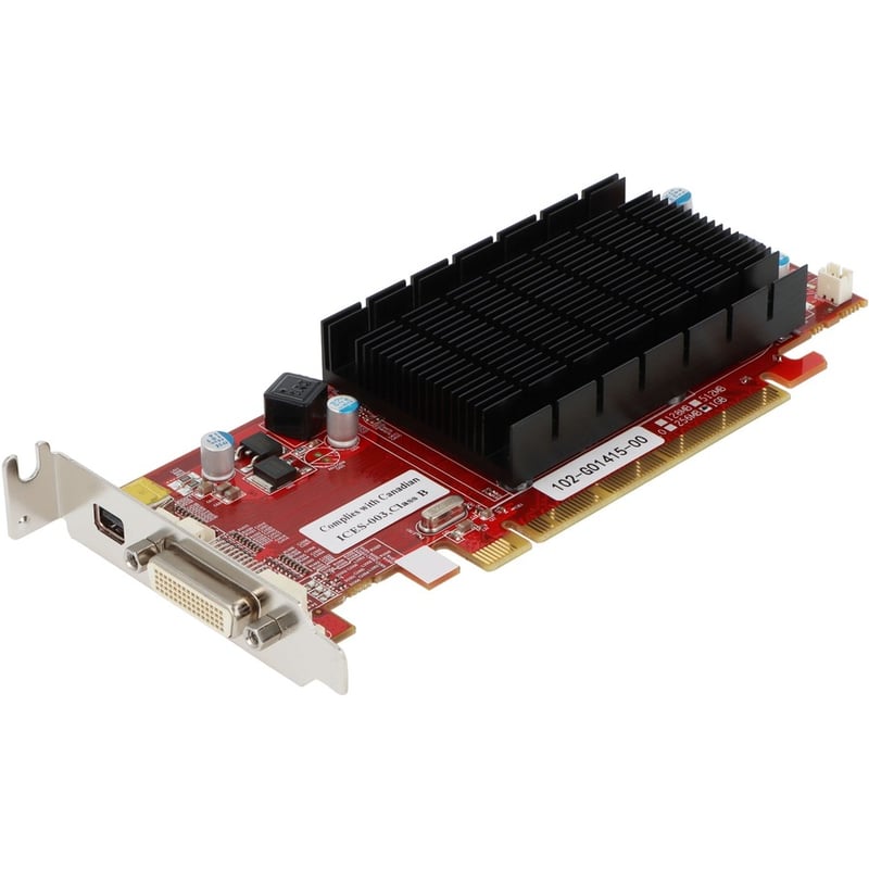 VisionTek Radeon 6350 SFF 1GB DDR3 3M DMS59 (2x DVI-I, miniDP) w/ 2x DVI-I to VGA Adapter - Thumbnail 3