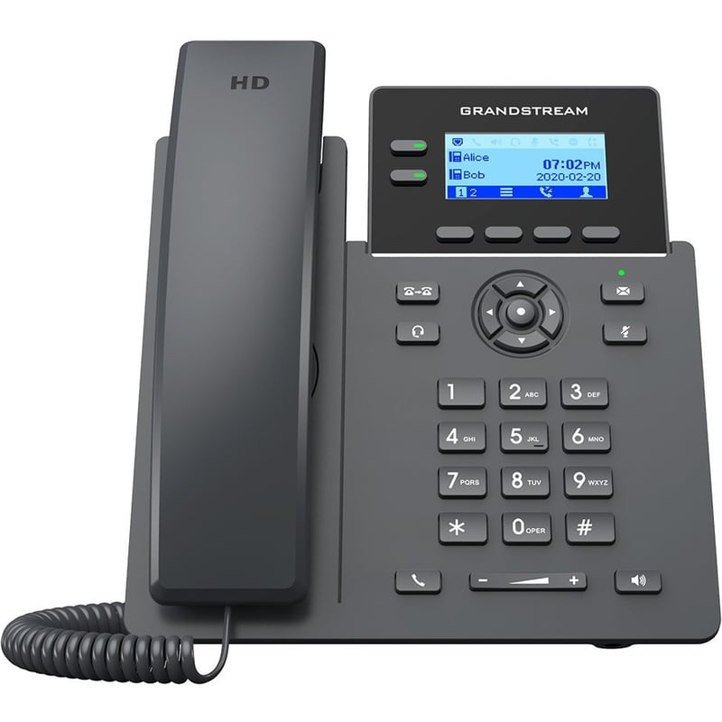 Grandstream GRP2602G IP Phone - Corded - Corded - Wi-Fi - Wall Mountable, Desktop - Thumbnail 1