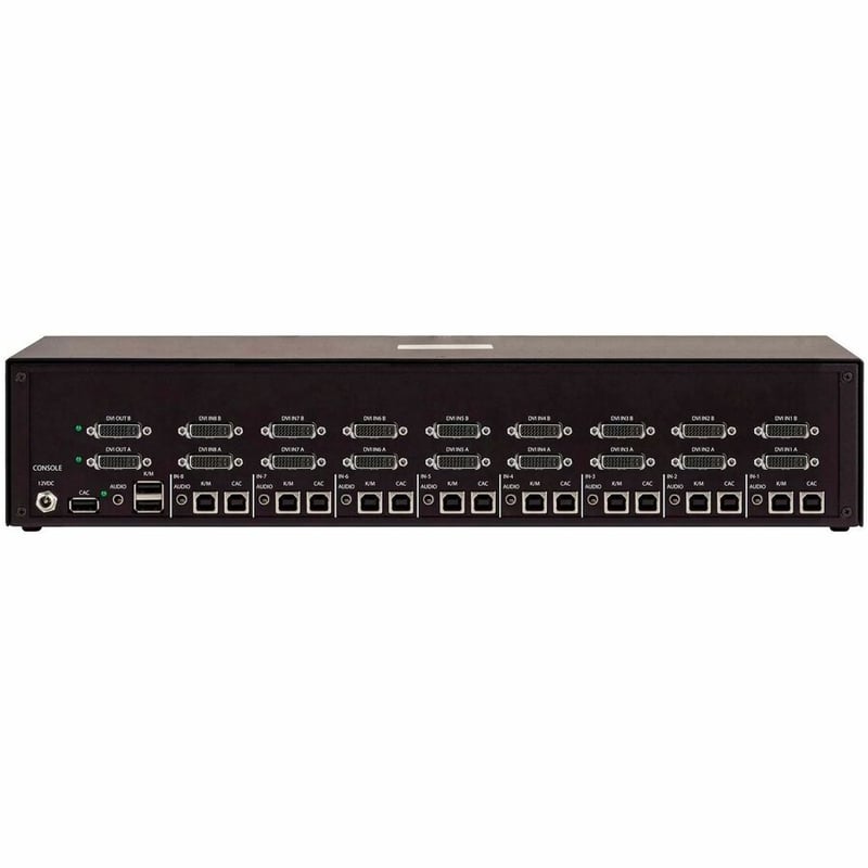 SECURE 8-PORT DUAL-MONITOR KVM 2X DVI NIAP 4.0 CAC US BUILT - Thumbnail 3
