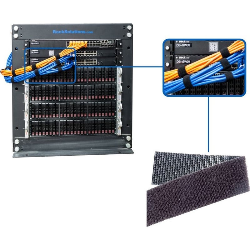 Rack Solutions Velcro Brand One-Wrap 60in - Thumbnail 2