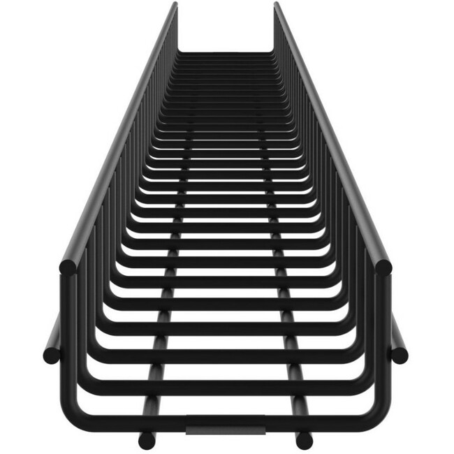 Panduit Wire Basket 2" H x 12" W, Black Powdered Coated - Thumbnail 1