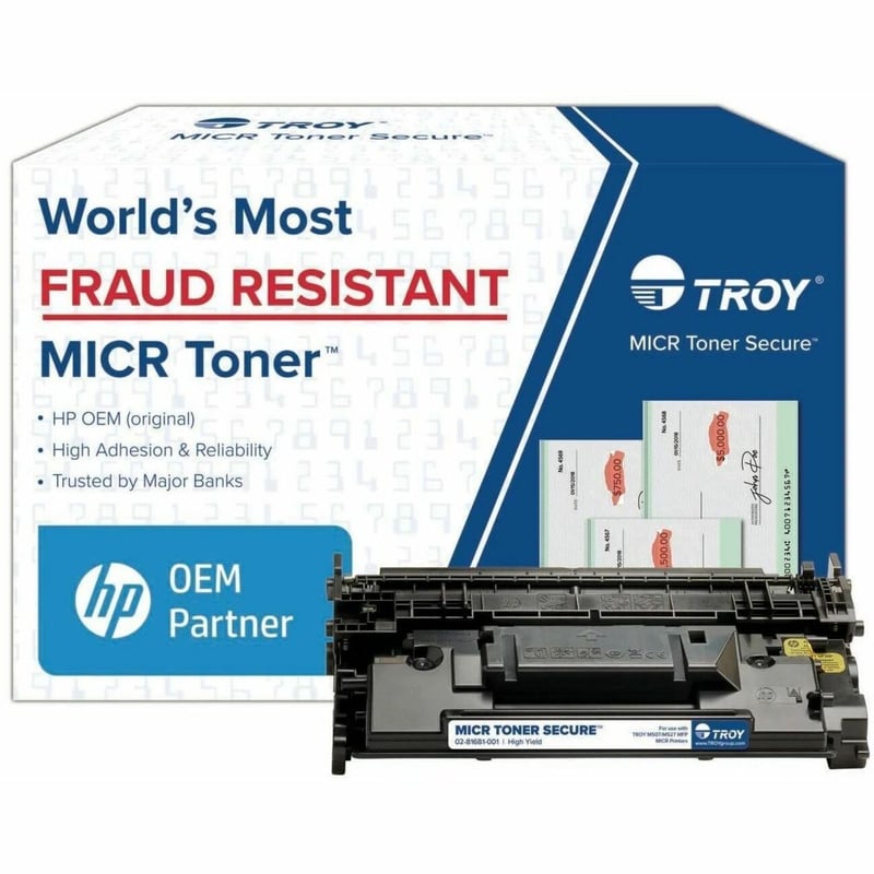TROY M507/M528EMFP MICR TONER SECURE HY CARTRIDGE - Thumbnail 1