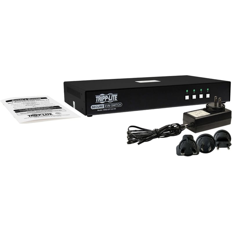Tripp Lite by Eaton Secure KVM Switch, 4-Port, Single Head, DisplayPort to DisplayPort, 4K, NIAP PP4.0, Audio, TAA - Thumbnail 2