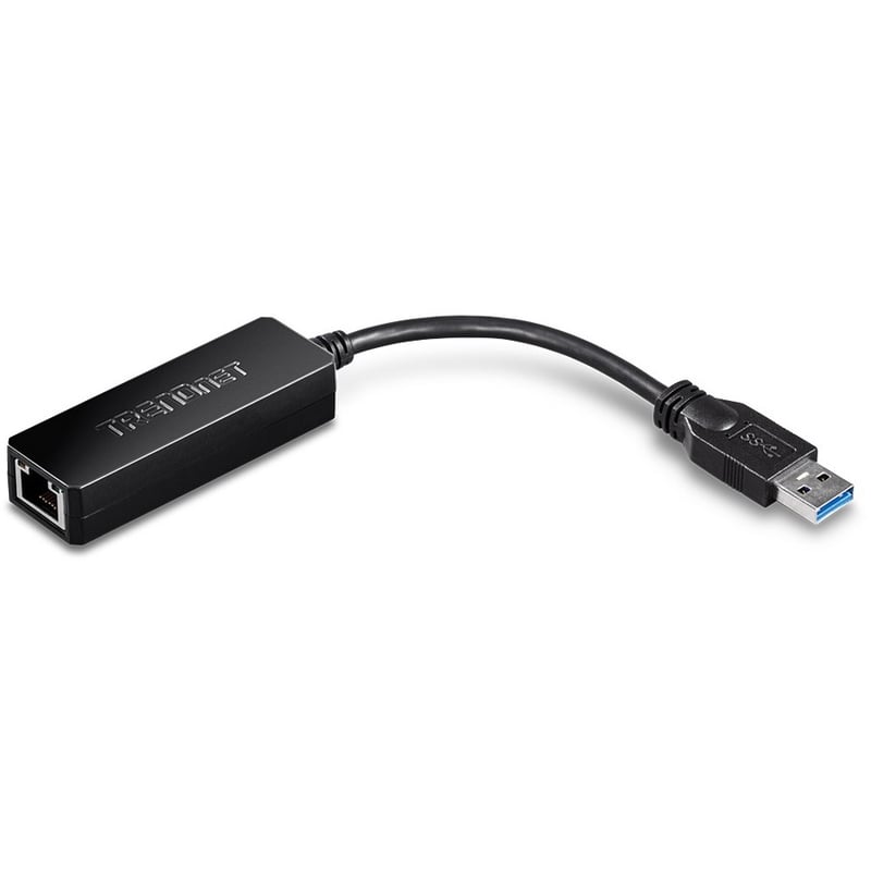 TRENDnet USB 3.0 To Gigabit Ethernet Adapter, Full Duplex 2Gbps Ethernet Speeds, Up To 1Gbps, USB-A, Windows & Mac Compatibility, USB Powered, Simple Setup, Black, TU3-ETG - Thumbnail 4