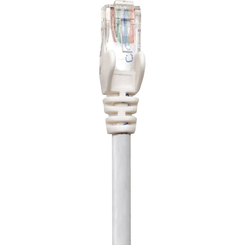 Intellinet Network Solutions Cat5e UTP Network Patch Cable, 14 ft (5.0 m), White - Thumbnail 2