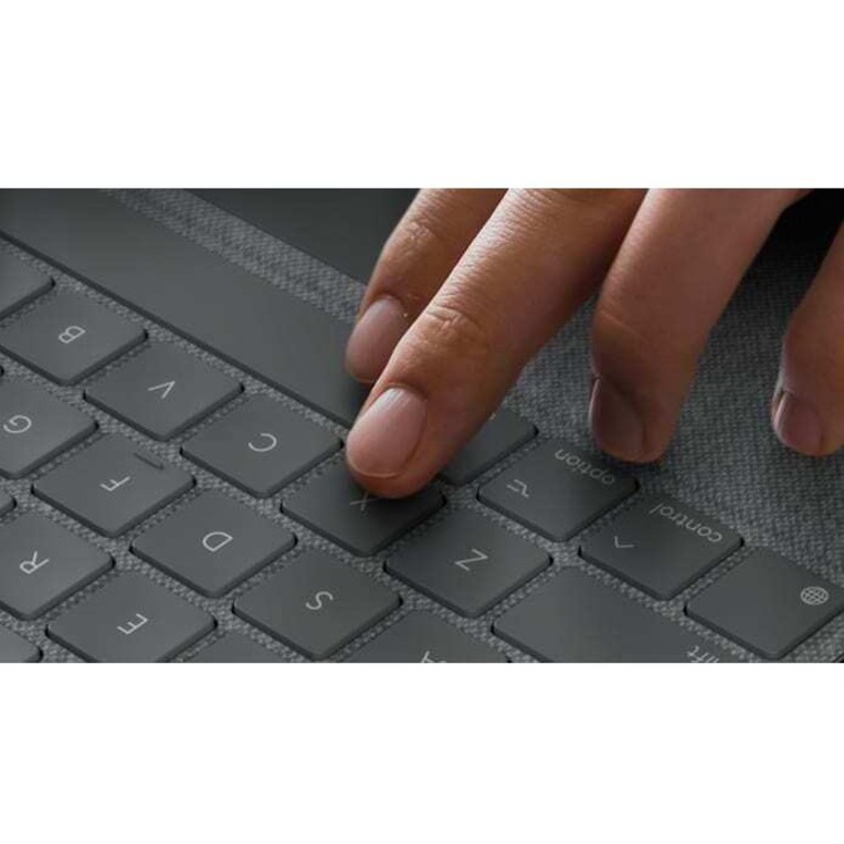 Logitech Combo Touch Keyboard/Cover Case (Folio) for 10.9" Apple, Logitech iPad (10th Generation) Tablet - Oxford Gray - Thumbnail 3