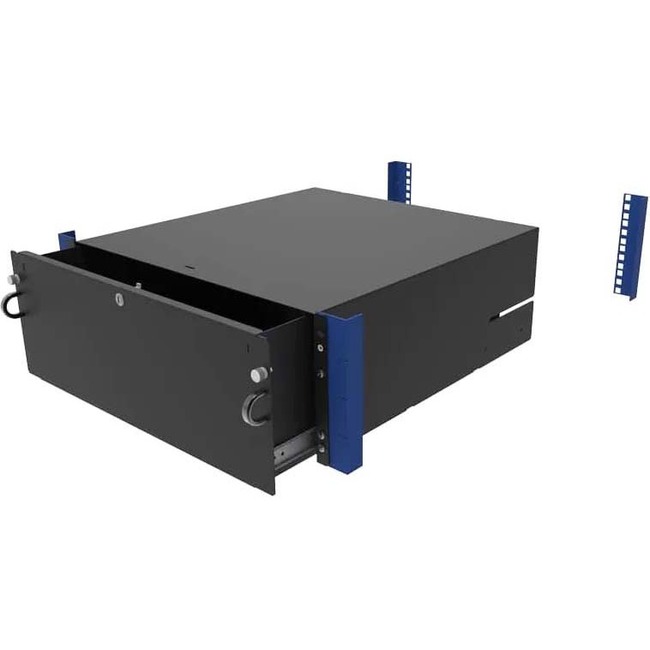 Rack Solutions 4U Lockable Rackmount Drawers 18in (D) - Thumbnail 1