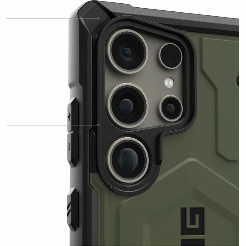 Urban Armor Gear Pathfinder Series Galaxy S24 Ultra Case - Olive Drab - Thumbnail 4
