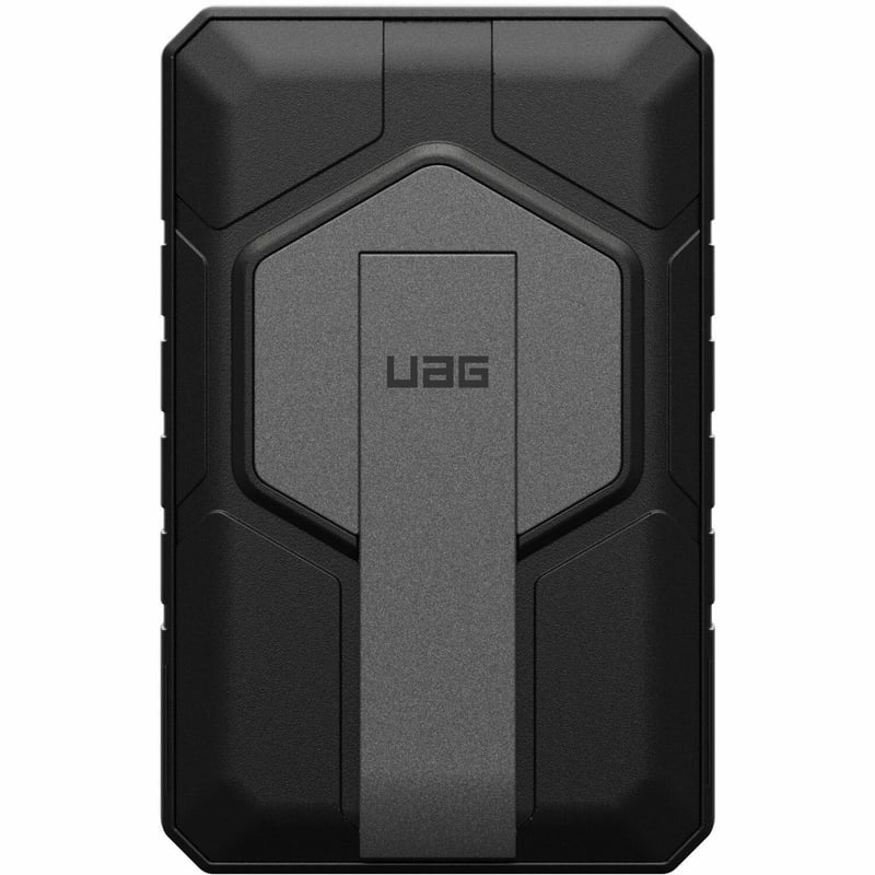 Urban Armor Gear SRGE Rugged 10K Wireless Power Bank With Stand - Black/Grey - Thumbnail 1