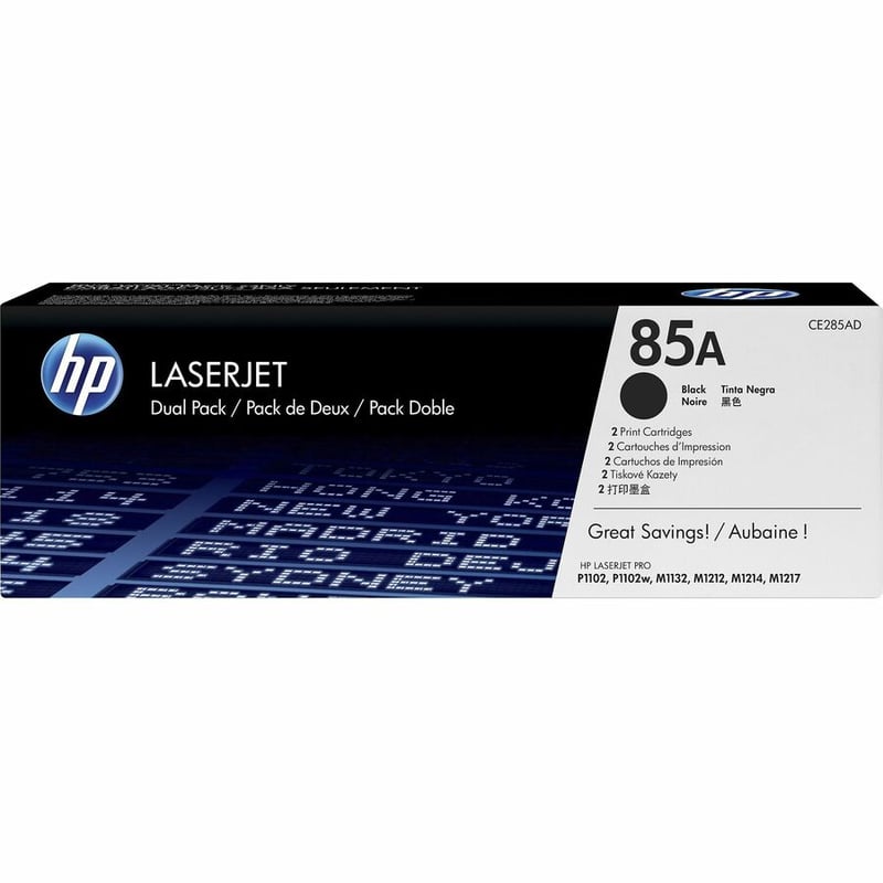 HP 85A 2-pack Black Original LaserJet Toner Cartridges - Thumbnail 3