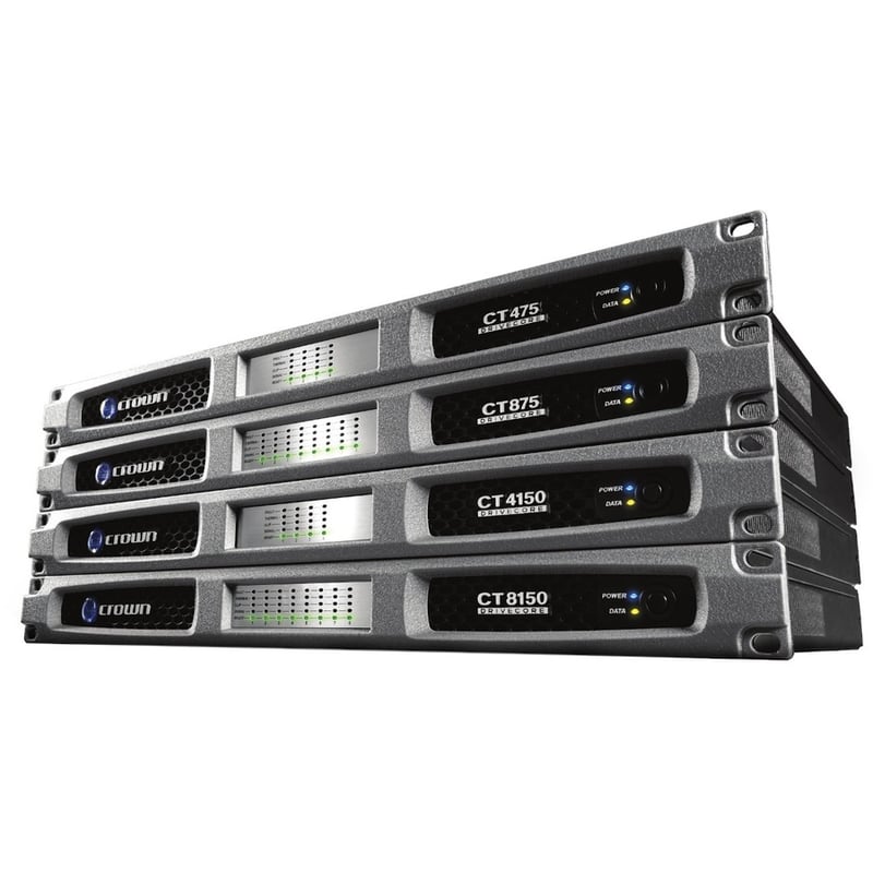 Crown ComTech CT 4150 Amplifier - 500 W RMS - 4 Channel - Gray - Thumbnail 2
