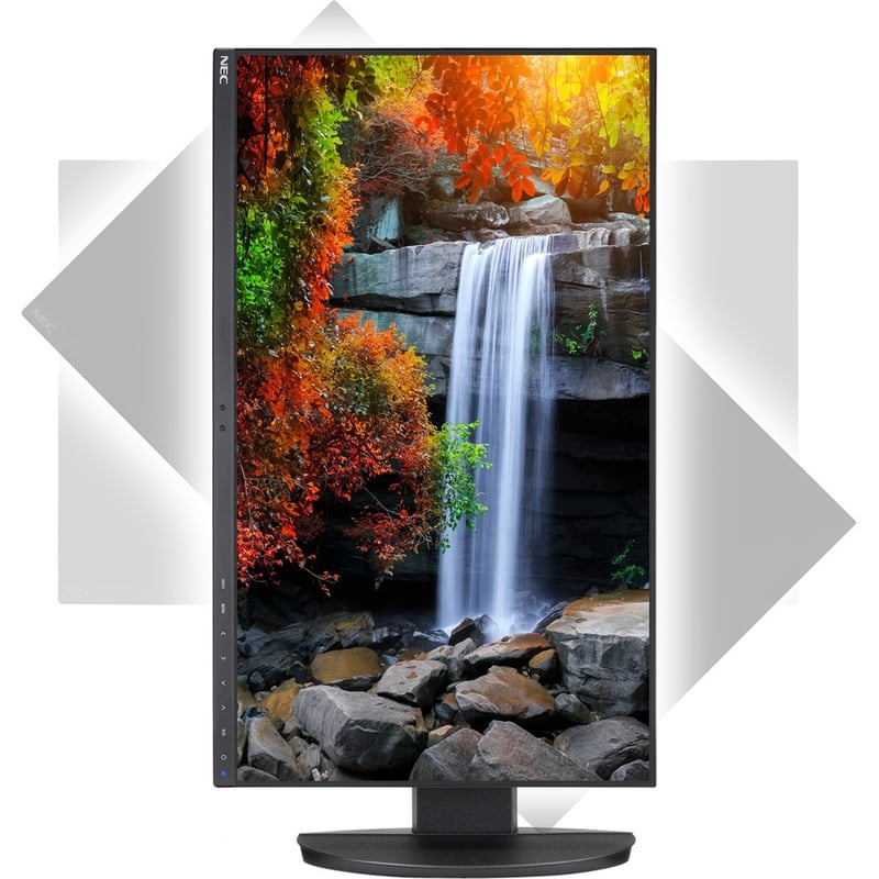 NEC Display MultiSync EA242F-BK 24" Class Full HD LCD Monitor - 16:9 - Black - Thumbnail 3