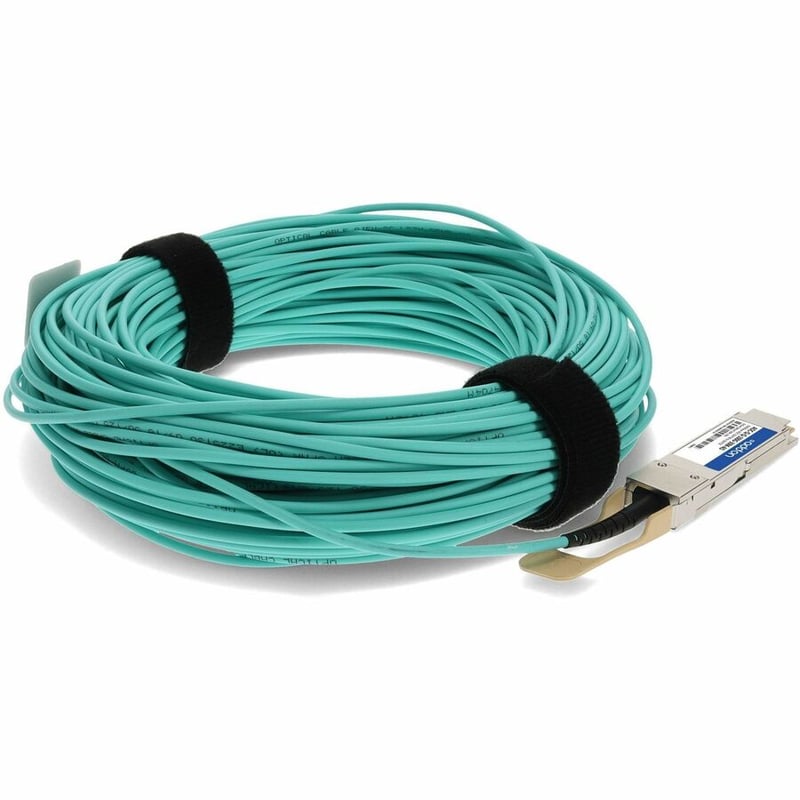 AddOn Arista Networks® AOC-Q-Q-100G-30M Compatible TAA Compliant 100GBase-AOC QSFP28 Active Optical Cable (850nm, MMF, 30m) - Thumbnail 5