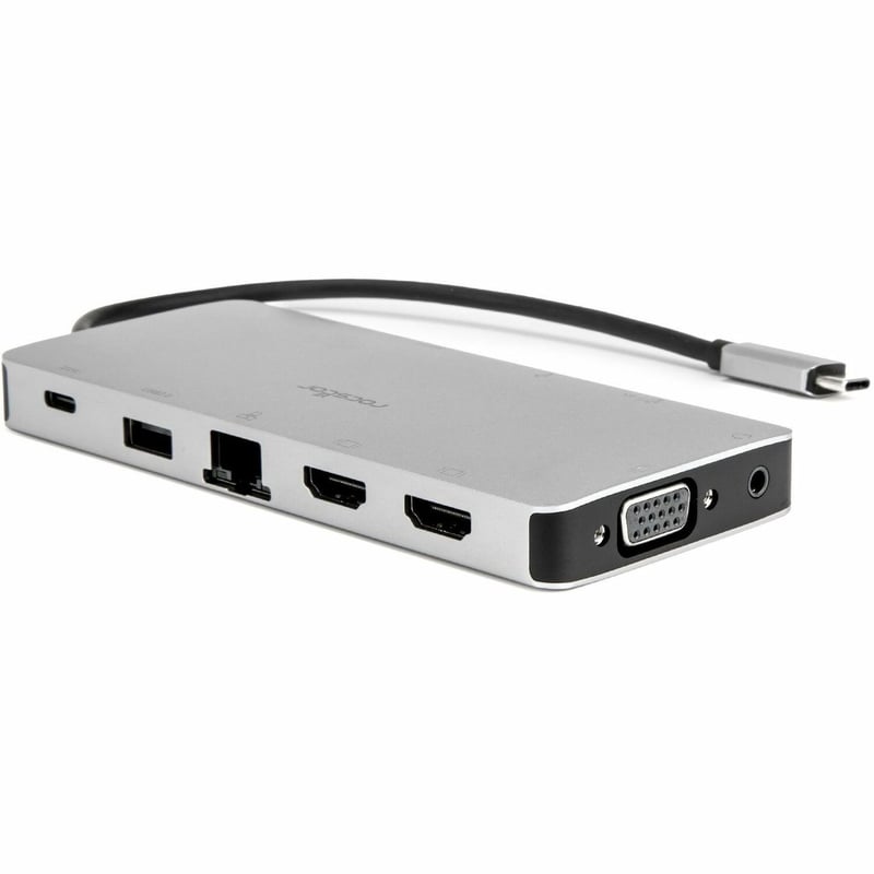 USB-C PORTABLE DOCK USB C PORTABL DOCK-12-IN-1 HUB HDMI - Thumbnail 1