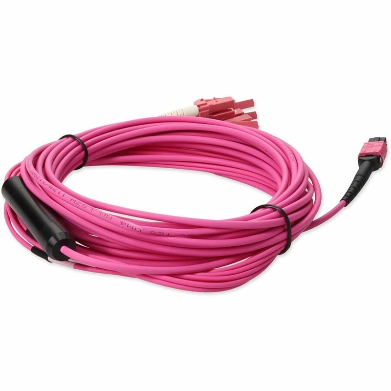 7M MPO-12/4XLC F/M OM4 FIBER FANOUT CBL - Thumbnail 5