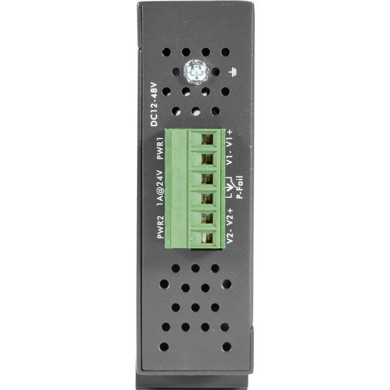 Black Box Industrial 10/100-Mbps Ethernet Switch - Unmanaged, Extreme Temperature, 8-Port - Thumbnail 3