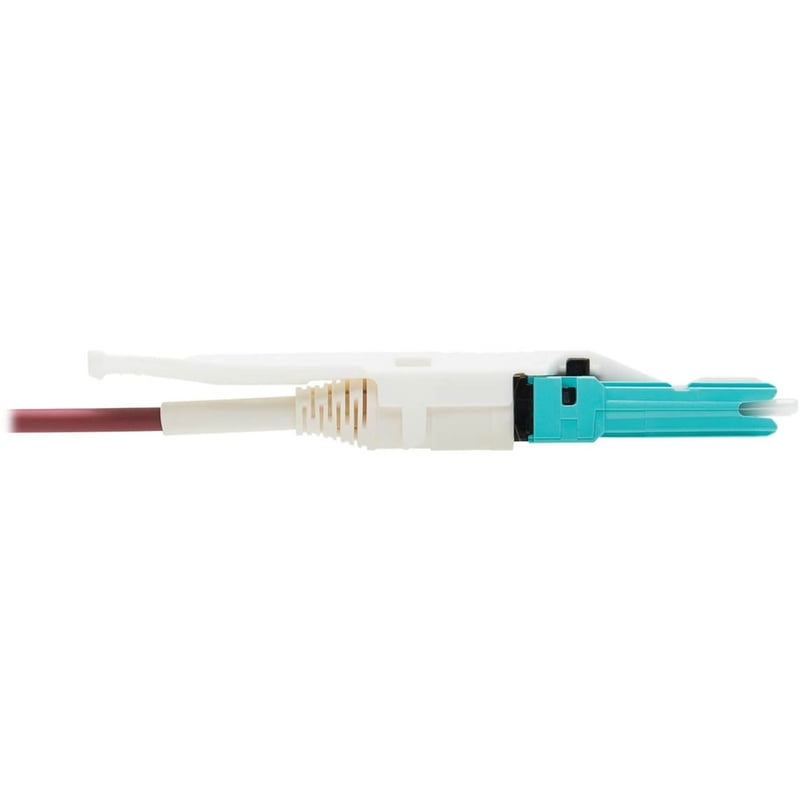 Eaton Tripp Lite Series 400G Duplex Multimode 50/125 OM4 Fiber Optic Cable Adapter (CS-PC/LC-PC), M/F, Round LSZH Jacket, Magenta, 1 ft. - Thumbnail 5