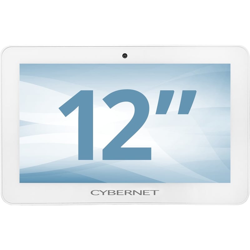 Cybernet CyberMed M M12 All-in-One Computer - Intel Celeron J1900 - 8 GB - 128 GB SSD - 11.6" Full HD Touchscreen - Desktop - White - Thumbnail 2