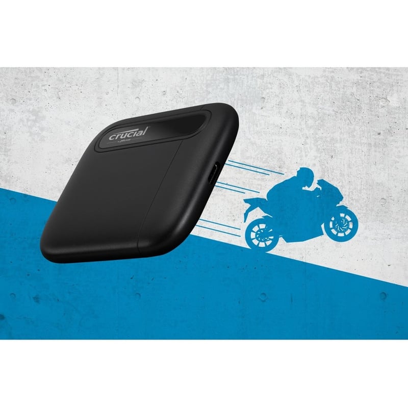 CRUCIAL 500GB USB 3.2 GEN2 PORTABLE SOLID STATE DRIVE - Thumbnail 3