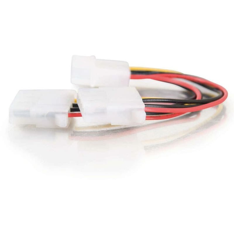 C2G 14in One 5-1/4in to Two 5-1/4in Internal Power Y-Cable - Thumbnail 3