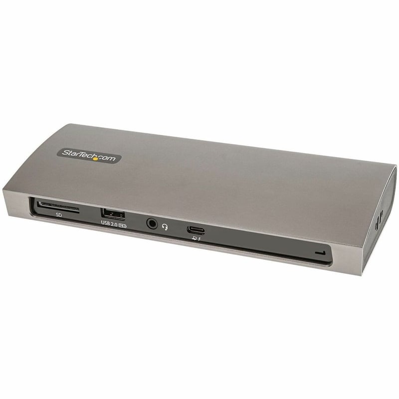 StarTech.com Thunderbolt 4 Dock, 96W Power Delivery, Single 8K / Dual Monitor 4K 60Hz, 3x TB4/USB4 ports, 4x USB-A, SD, GbE, 0.8m cable - Thumbnail 1