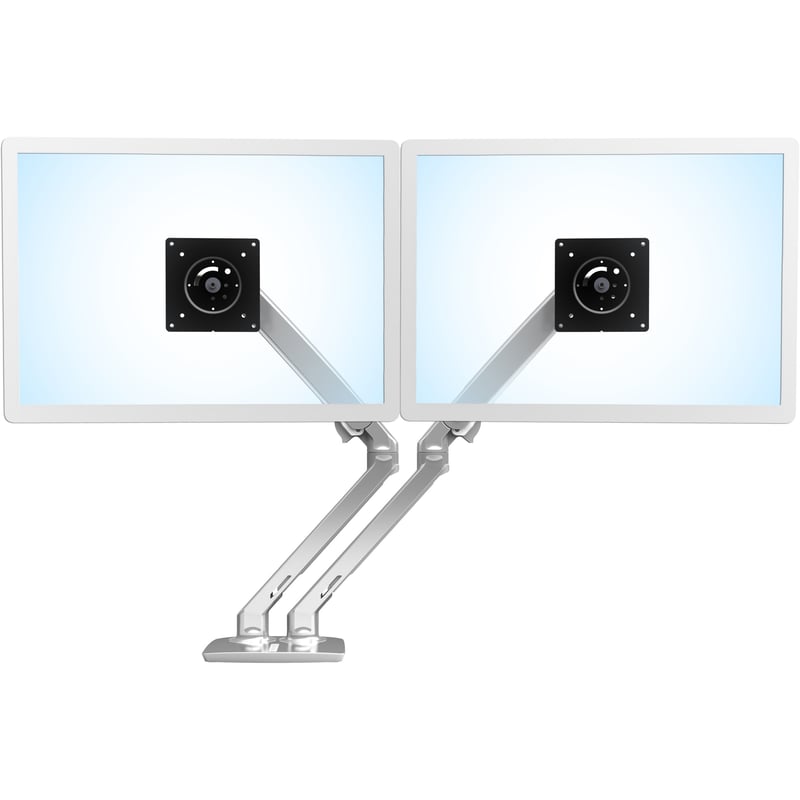 Ergotron Mounting Arm for LCD Monitor - Polished Aluminum - Thumbnail 1
