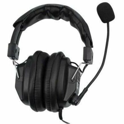 CALIFONE DUAL WIRED USB HEADSET DUAL WIRED VOLUME CONTROL BOOM MIC - Thumbnail 5