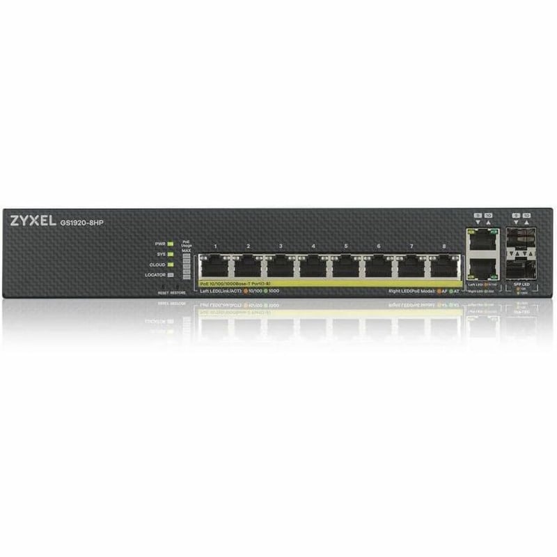 ZYXEL 8-port GbE Smart Managed PoE Switch - Thumbnail 2