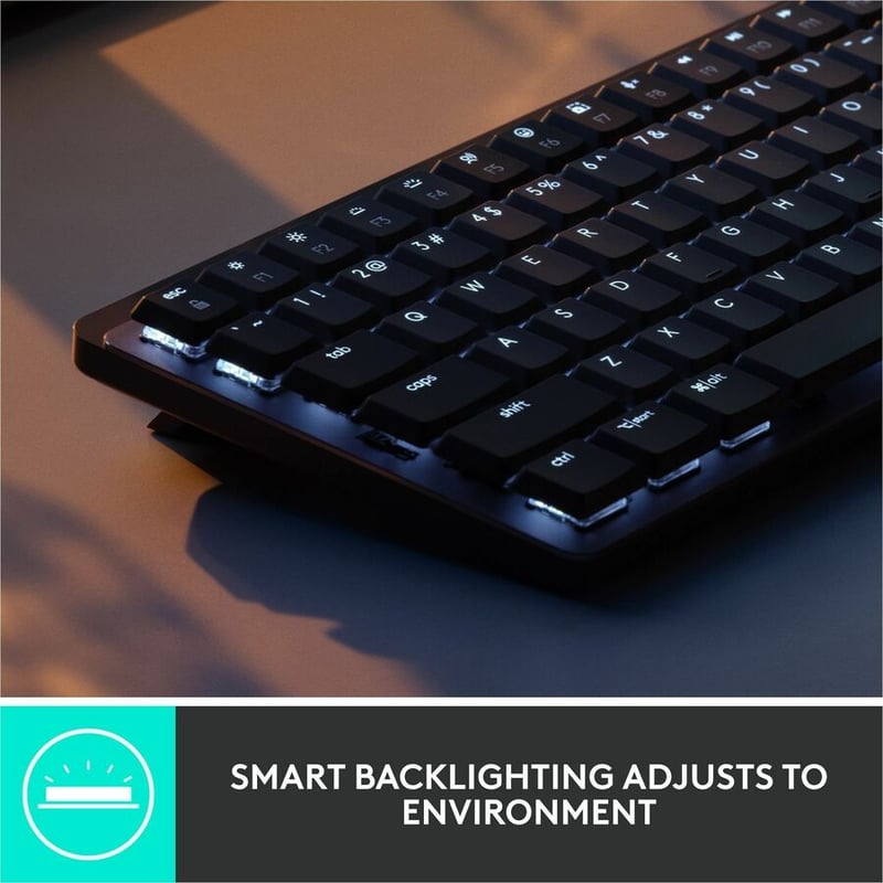 Logitech Master Series MX Mechanical Wireless Illuminated Performance Keyboard - Thumbnail 5