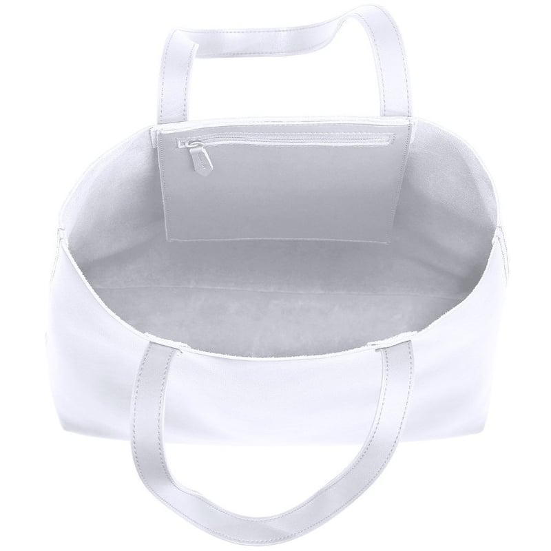 MADE EASY LEATHER TOTE WHITE - Thumbnail 3