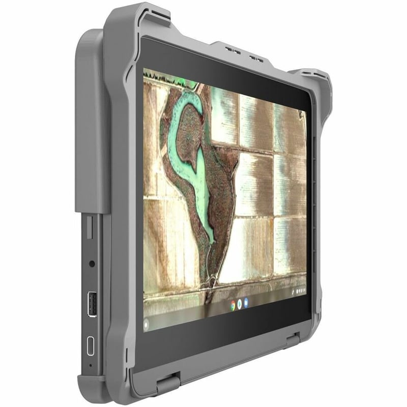 MAXCases, Chromebook Cases, 11.6, 11.6 inches, precision-fit, maximized protection, scratch-resistant, Dell 3100, Dell 3110, Custom Color, Gray, Clear - Thumbnail 4
