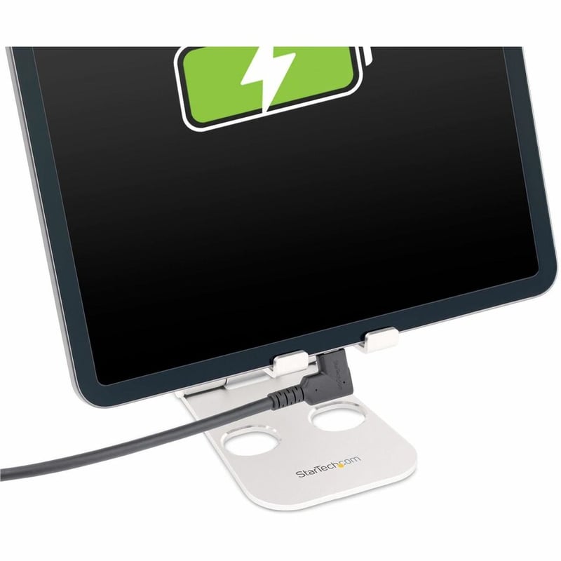 StarTech.com 6ft (2m) Rugged Right Angle USB-C Cable, USB 3.2 Gen 1 (5 Gbps), USB C to C Data Transfer Cable, 100W PD, 4K 60Hz, 90 Degree USB-C Cable
