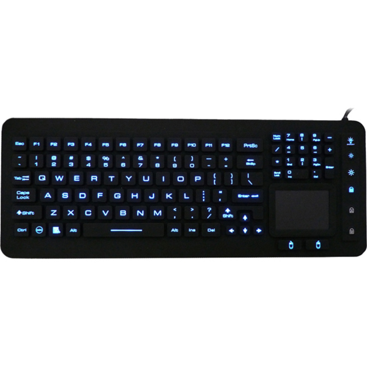 DSI WATERPROOF IP68 FULL SIZE LED BACKLIT KEYBOARD WITH TOUCHPAD - Thumbnail 3