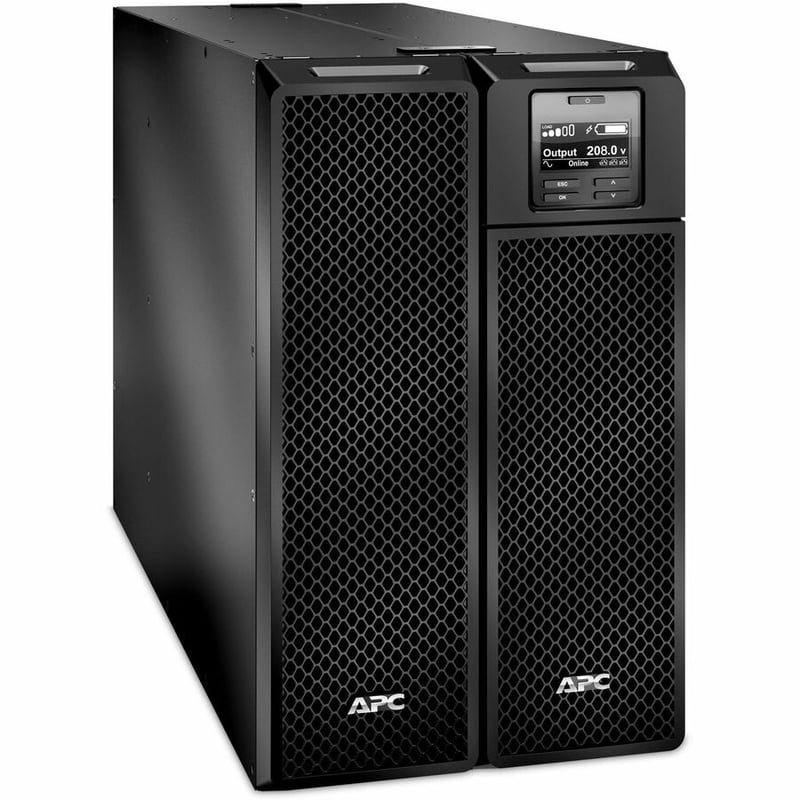 APC Smart-UPS SRT 5kVA, 208V, Tower w/o kit, 8x 5-20R, 4x L6-20R, 2x L6-30R, 1x L14-30R NEMA, w/transfo 208/240V to 120V - Thumbnail 4