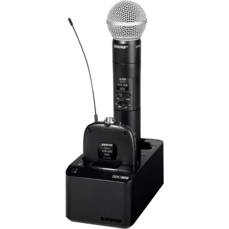 Shure SBC203 Dual Docking Recharging Station for SB903 Lithium-Ion Battery - Thumbnail 3