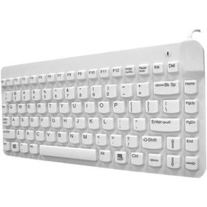 Man & Machine Premium Waterproof Disinfectable Silent 12" Keyboard - Thumbnail 1