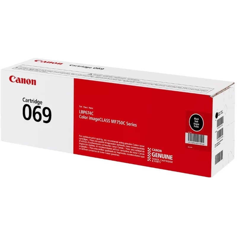 Canon 069 Original Standard Yield Laser Toner Cartridge - Black - 1 Pack - Thumbnail 4