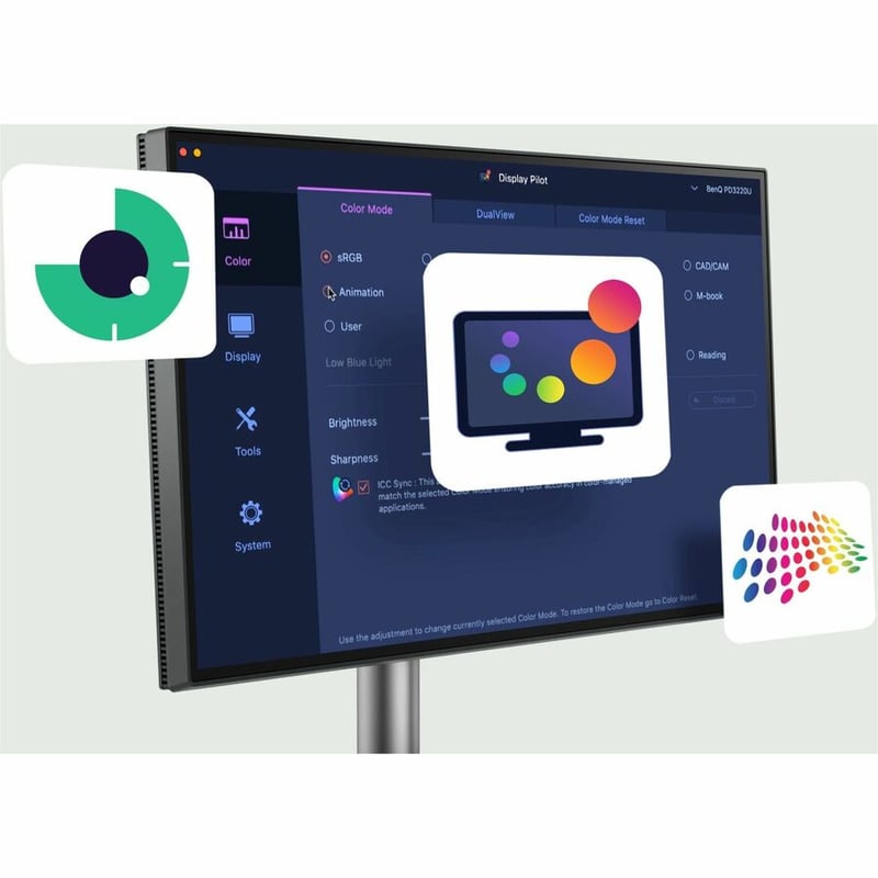 BENQ 24.1IN PROGRAMMING MONITOR 16:10 USB-C WQXGA ERGONOMIC - Thumbnail 5