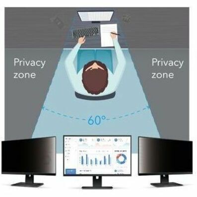 V7 PS23.0W9A2-2N Privacy Screen Filter - Thumbnail 2