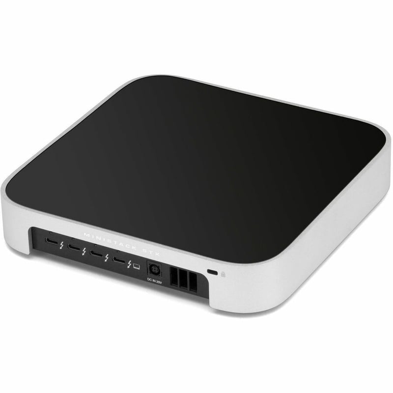 OWC MINISTACK STX 24TB (20TB HDD + 4TB NVME) THUNDERBOLT STORAGE AND HUB -SILVER - Thumbnail 4