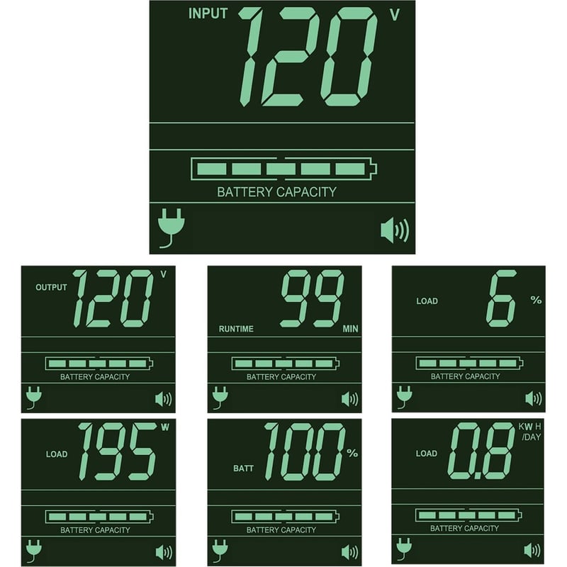 Tripp Lite by Eaton UPS SmartPro 120V 2200VA 1920W Line-Interactive Sine Wave UPS 2U Extended Run Network Card Options LCD USB DB9 - Thumbnail 2