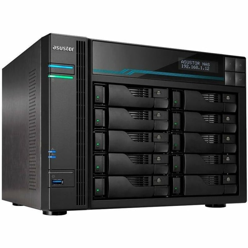 ASUSTOR Lockerstor 10 AS6510T SAN/NAS Storage System - Thumbnail 2