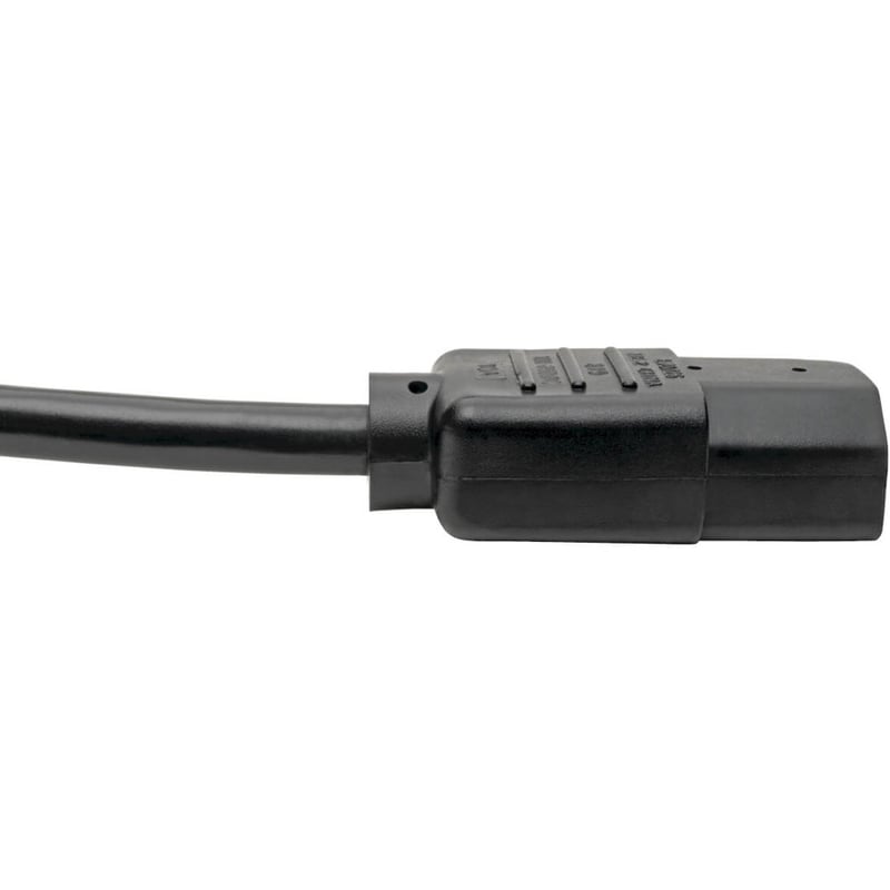 Eaton Tripp Lite Series PDU Power Cord, C13 to C14 - 10A, 250V, 18 AWG, 3 ft. (0.91 m), Black - Thumbnail 4