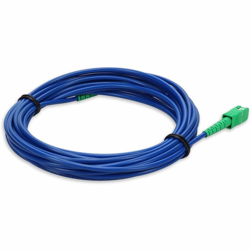 AddOn 3m ASC to ASC Blue OS2 Simplex Armored OFNR (Riser-Rated) SMF Fiber Patch Cable - Thumbnail 5