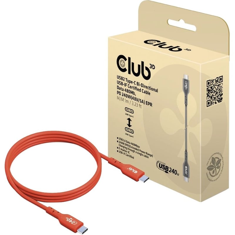 Club 3D USB-C Data Transfer Cable - Thumbnail 2