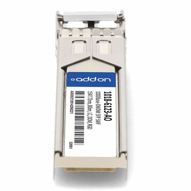 AddOn Optelian® 1018-6123 Compatible TAA 1000Base-DWDM SFP Transceiver (SMF, 1547.72nm, 80km, LC, DOM, -40 to 85C) - Thumbnail 4