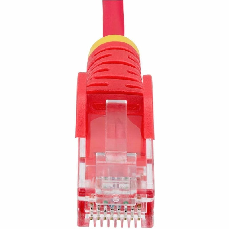 SLIM CAT6 CABLE RED LSZH SLIM SNAGLESS RJ45 UTP PATCH CABLE - Thumbnail 4