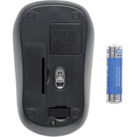 MANHATTAN USB SUCCESS WIRELESS ORANGE/BLACK OPTICAL MOUSE, 3 BUTTONS, 1000DPI. 2 - Thumbnail 4