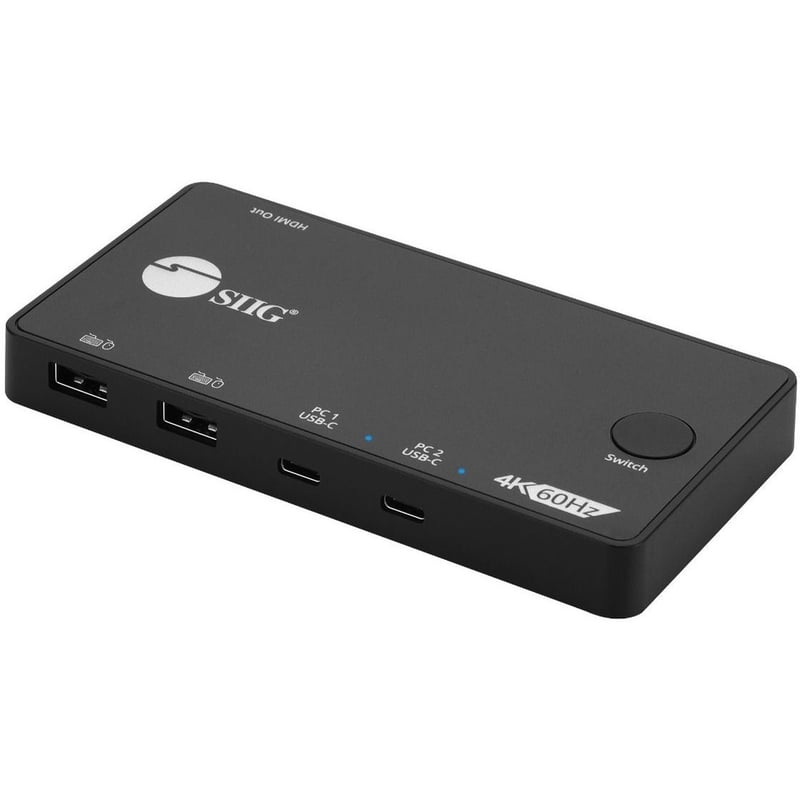 SIIG 2x1 USB-C 4K Video KVM Switch - Thumbnail 1